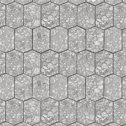 Boulevard 3x4.5 Long Hex Earl Grey Mix