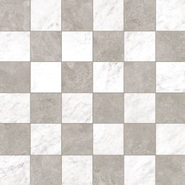 Charm Checker Mosaic Gris/Carrara