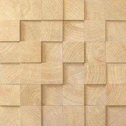 Heartwood 3D Mosaic Cube Oak