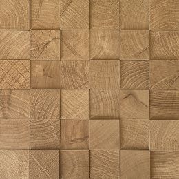 Heartwood 3D Mosaic Cube Walnut