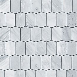 Neo Gris Elongated Hexagon Mosaic