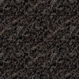 VERSACE EMOTE 15X31 DECO FLOREALE NERO AMASANTA